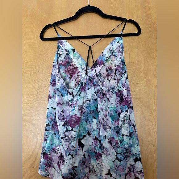 Lyke Mynded floral chiffon strappy top - Picture 7 of 7